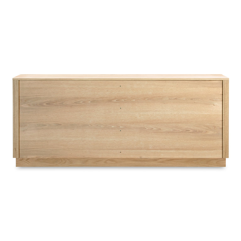 ROUND OFF SIDEBOARD NATURAL OAK