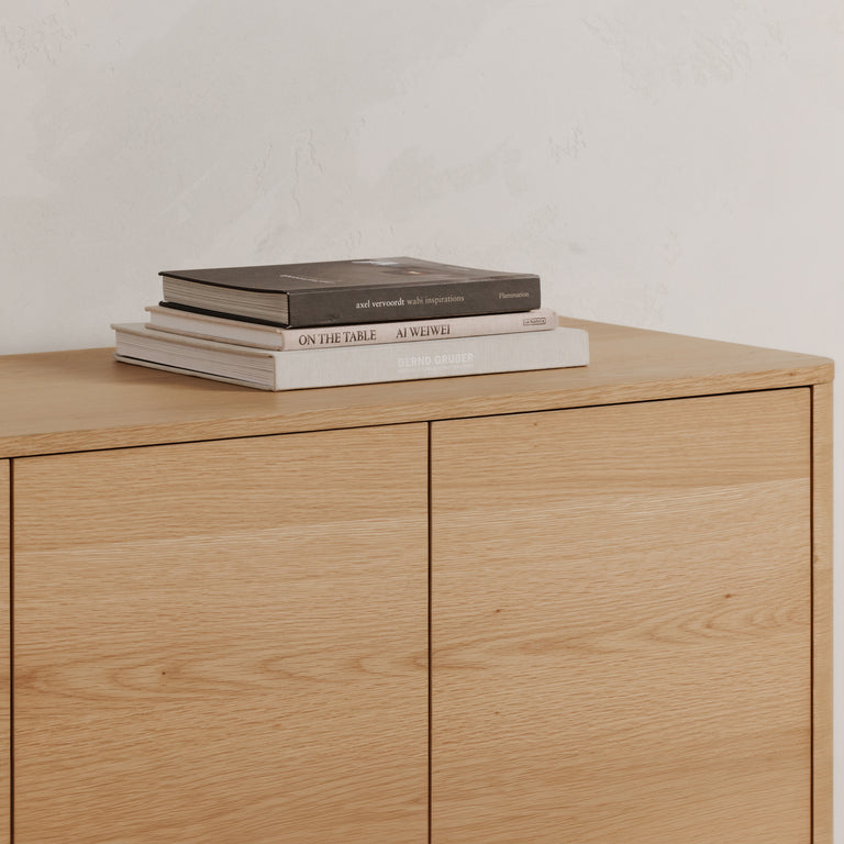 ROUND OFF SIDEBOARD NATURAL OAK