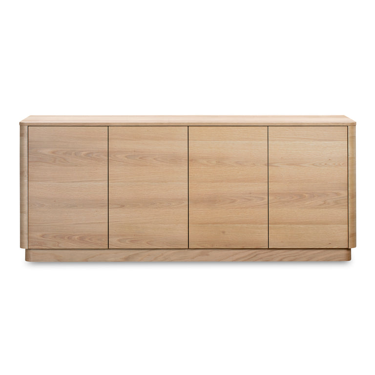 ROUND OFF SIDEBOARD NATURAL OAK