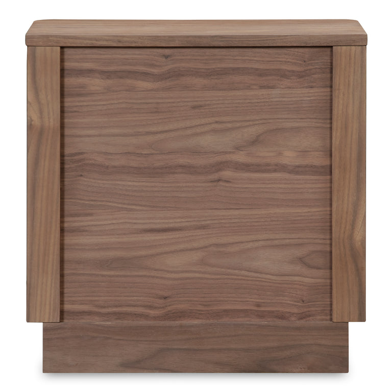 ROUND OFF SMALL NIGHTSTAND LIGHT OAK BROWN