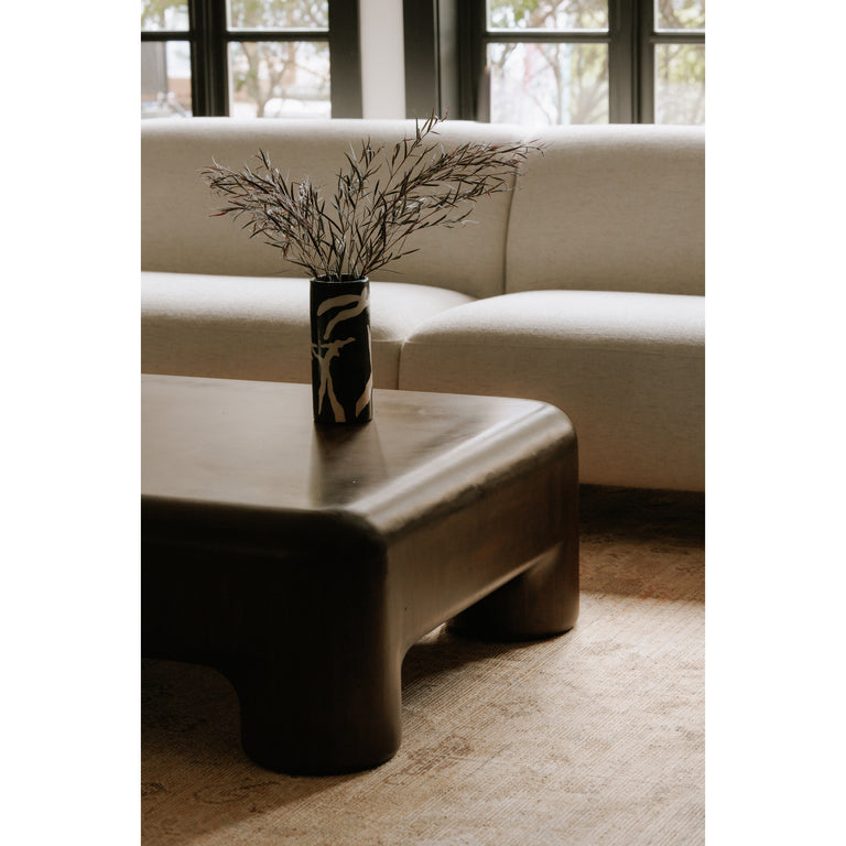 ROWAN COFFEE TABLE DARK BROWN