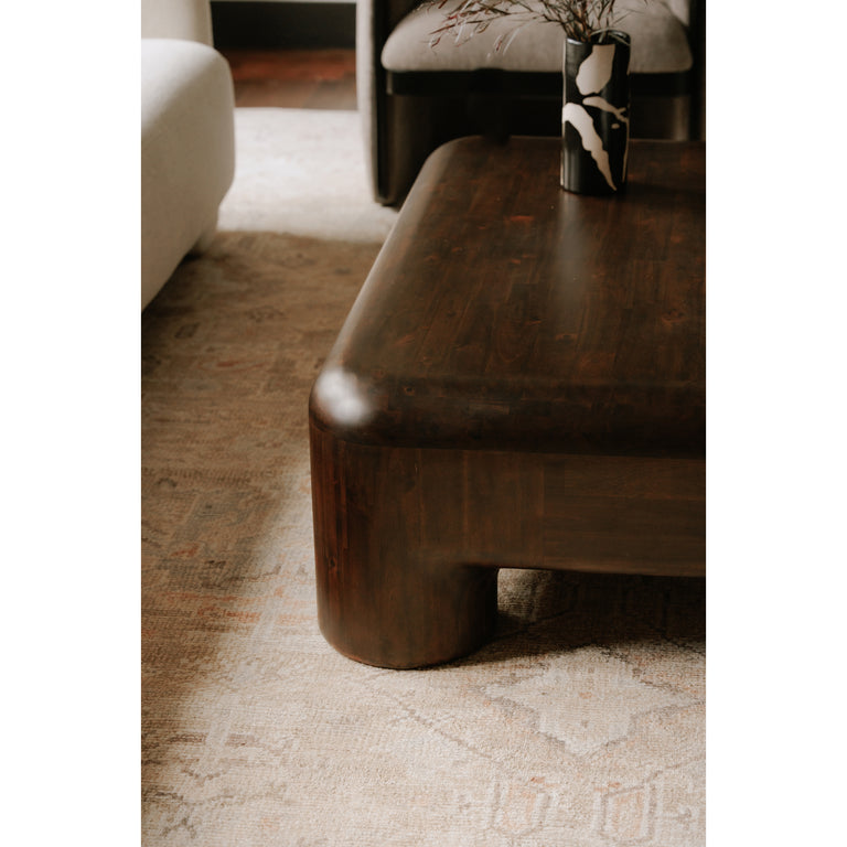 ROWAN COFFEE TABLE DARK BROWN