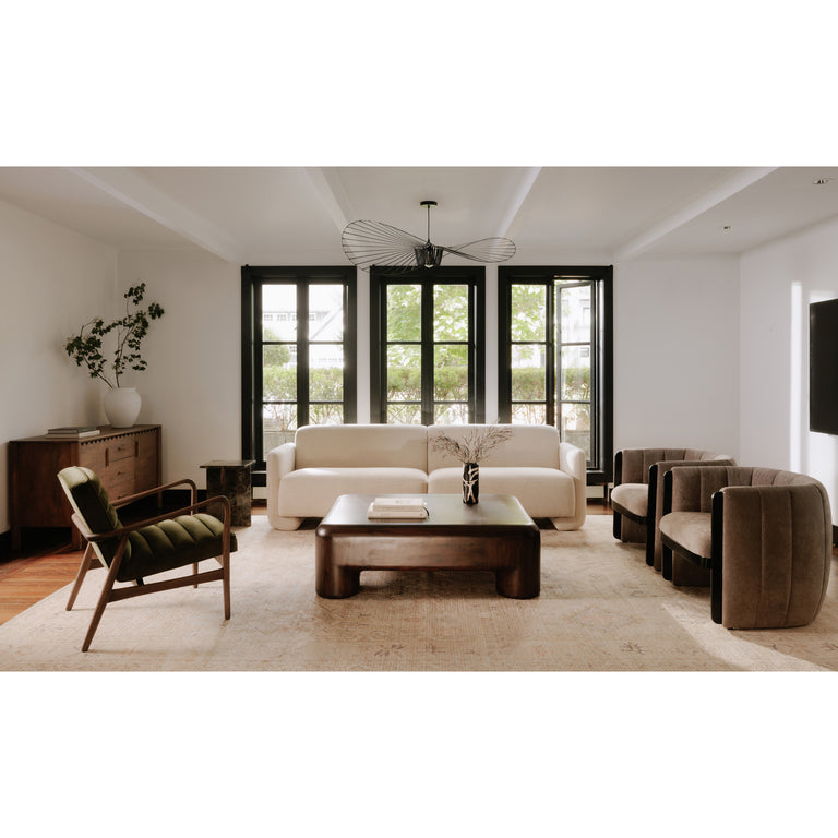ROWAN COFFEE TABLE DARK BROWN