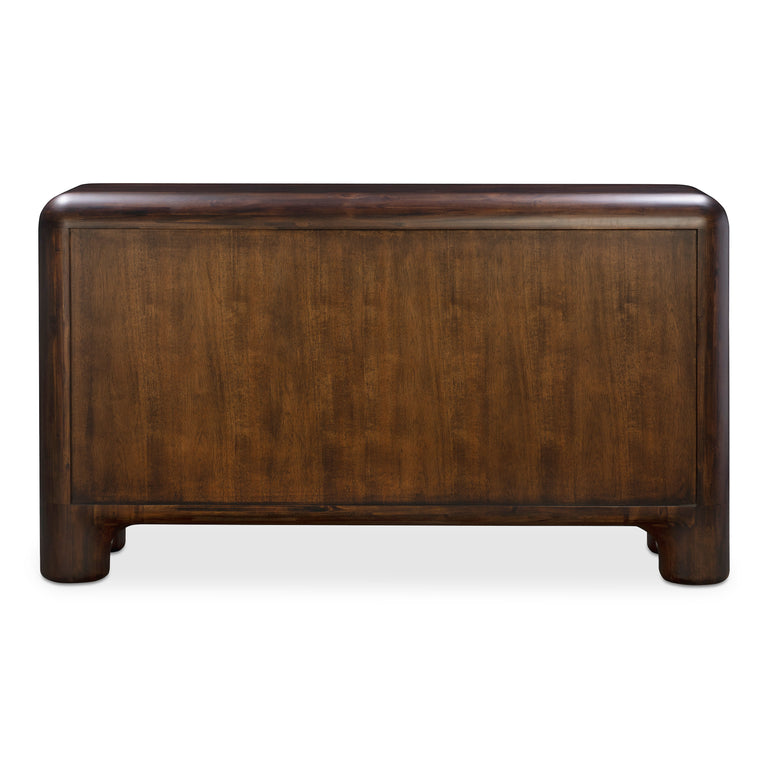 ROWAN 6 DRAWER DRESSER DARK BROWN
