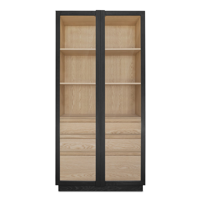 CHARLOTTE TALL CABINET BLACK