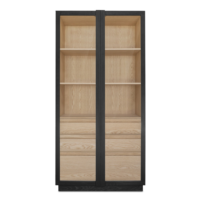 CHARLOTTE TALL CABINET BLACK
