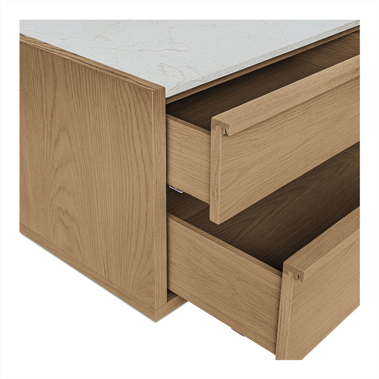ASHCROFT NIGHTSTAND DARK GREY