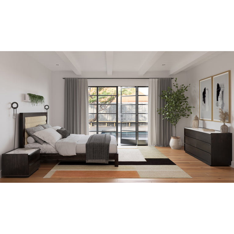ASHCROFT NIGHTSTAND DARK GREY