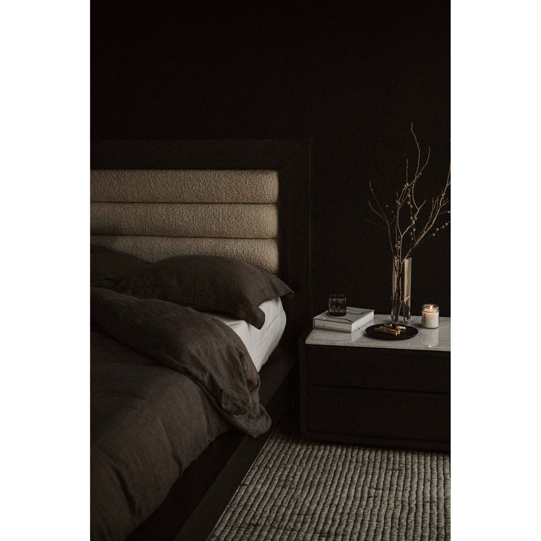 ASHCROFT NIGHTSTAND DARK GREY