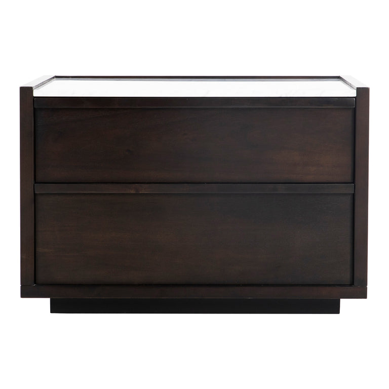 ASHCROFT NIGHTSTAND DARK GREY