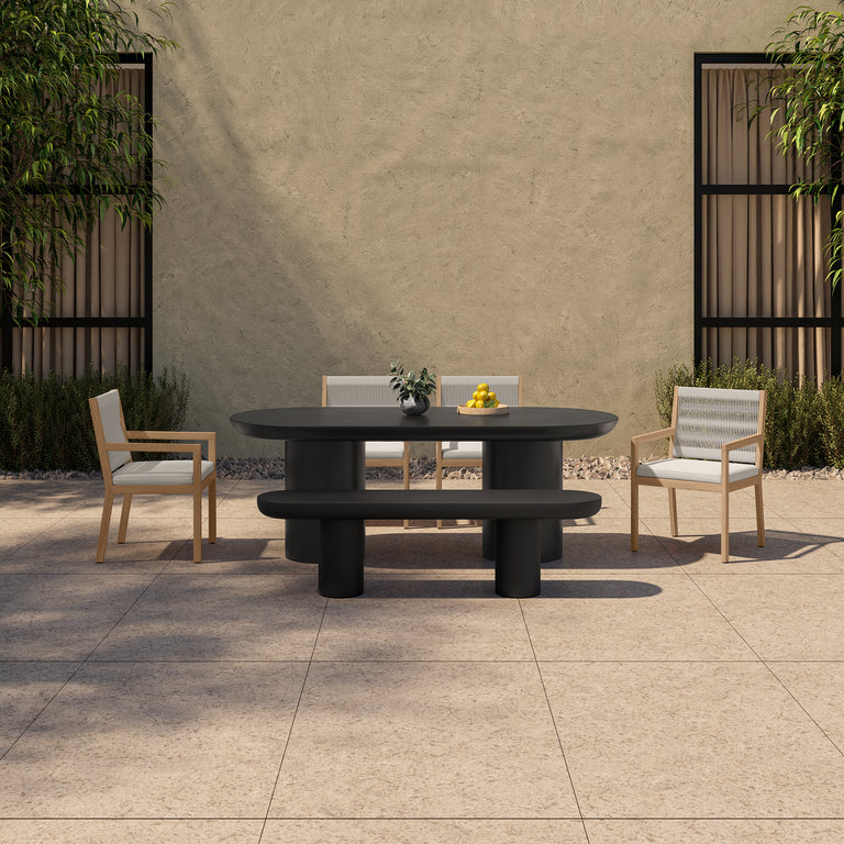 ROCCA DINING TABLE BLACK