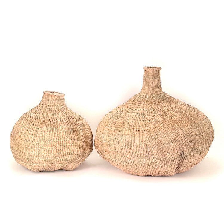 Garlic Tonga Sculptural Basket from Zimbabwe