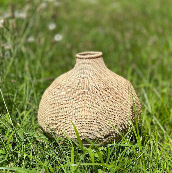 Garlic Tonga Sculptural Basket from Zimbabwe