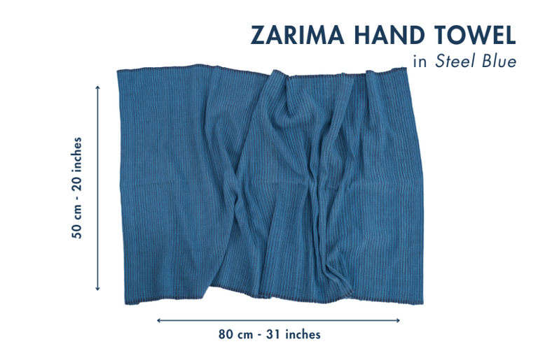 ZARIMA HANDWOVEN ETHIOPIAN COTTON WAFFLE HAND TOWEL | BATH