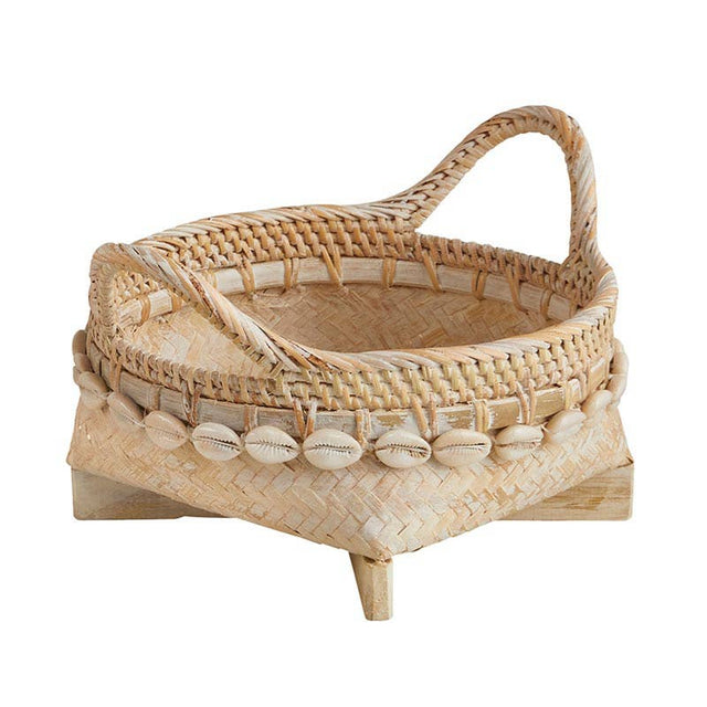 SHELL BASKETS WITH HANDLES | BASKETS