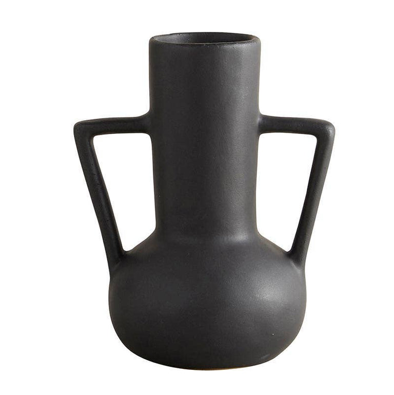 MATTE BLACK LONG ARM VASE | VASES