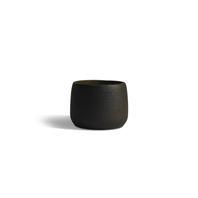 Versatile Black Clay Ceramic Cup