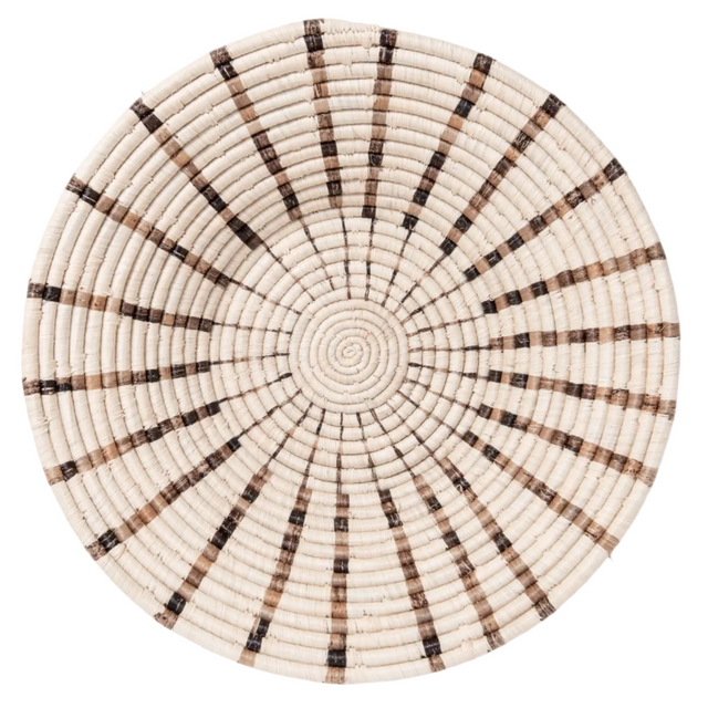 Large Radial Basket ~ Banana Fiber