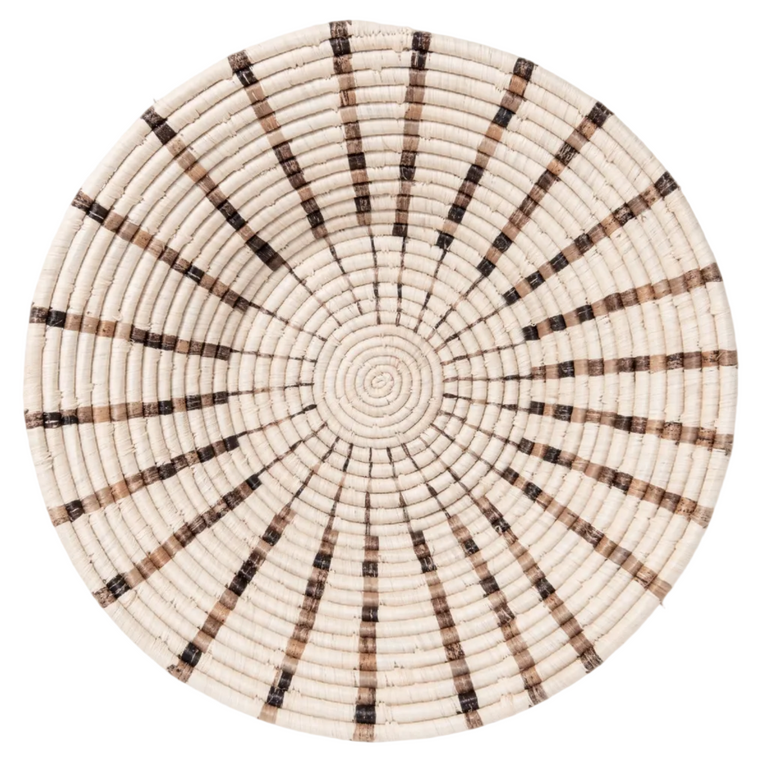 Large Radial Basket ~ Banana Fiber