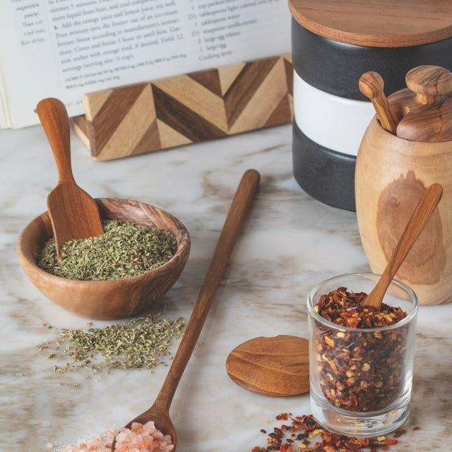 OLIVE WOOD PINCH BOWL | SERVING BOWLS