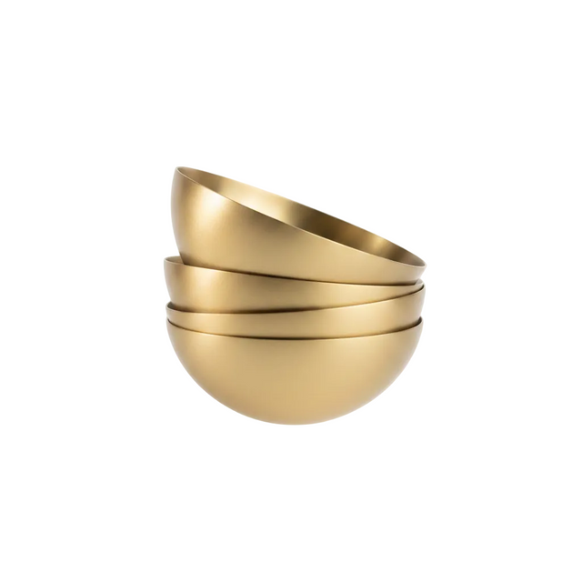 Artisan Brass Bowls Extra Small - Set of 4