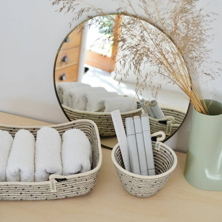 RECTANGULAR BASKET S - AFRI-SCANDI | ORGANIC SOUTH AFRICAN COTTON CRAFT