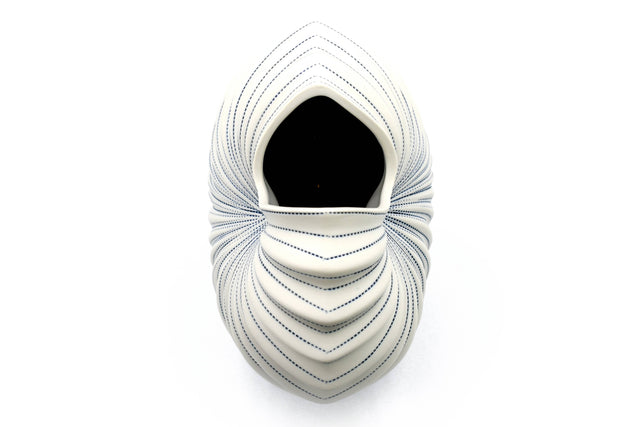 PORCELAIN PALM VASE  •  M