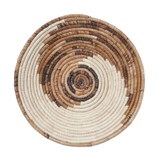 Simple Spiral Basket ~ Banana Fiber