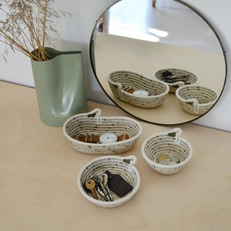 PETITE TRINKET TRAY - SAFARI | ORGANIC SOUTH AFRICAN COTTON CRAFT