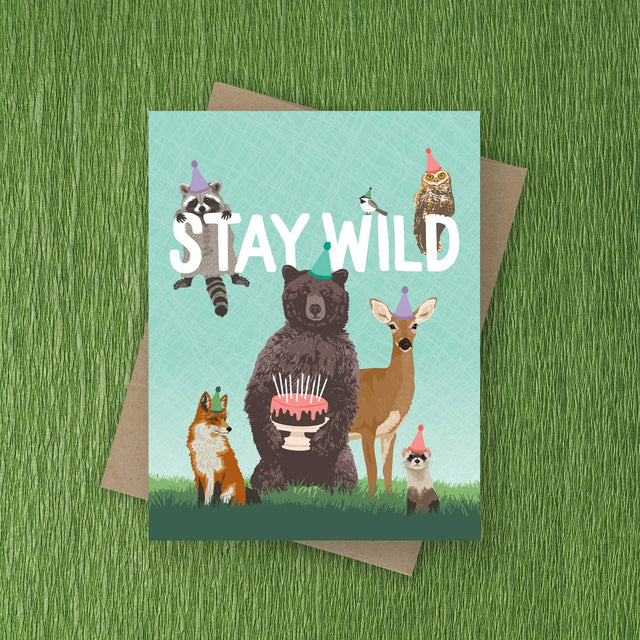 STAY WILD BIRTHDAY CARD | CARDS