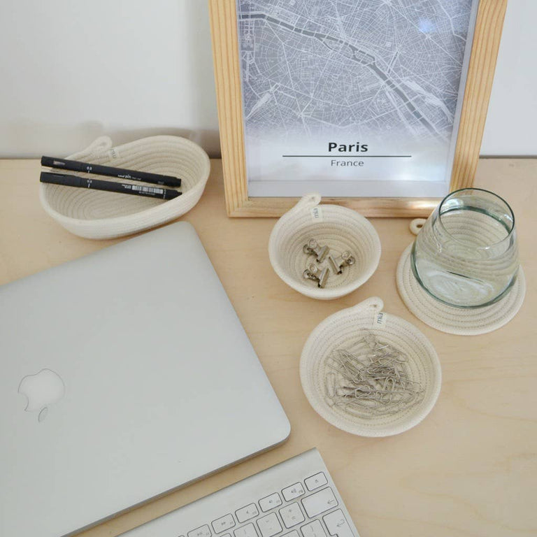 PETITE OVAL BASKET - AFRI-SCANDI | ORGANIC SOUTH AFRICAN COTTON CRAFT