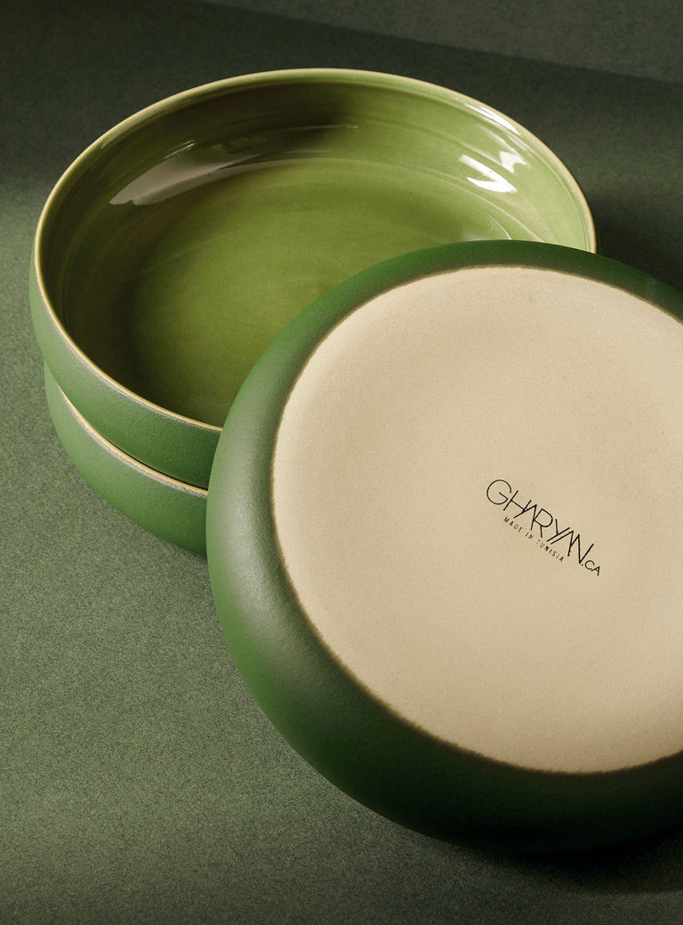 HANDMADE STONEWARE PASTA/SALAD PLATE | EDAN 7.9" | KITCHEN