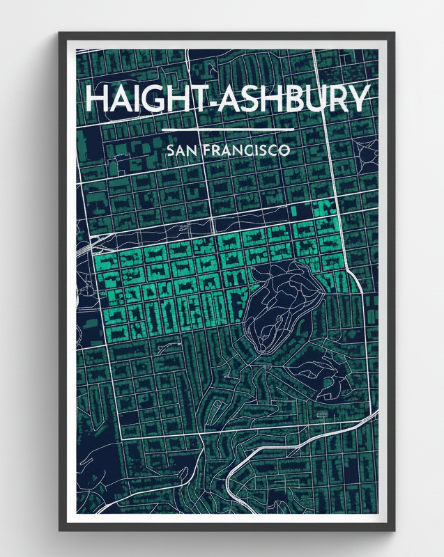 HAIGHT-ASHBURY, SF CITY MAP
