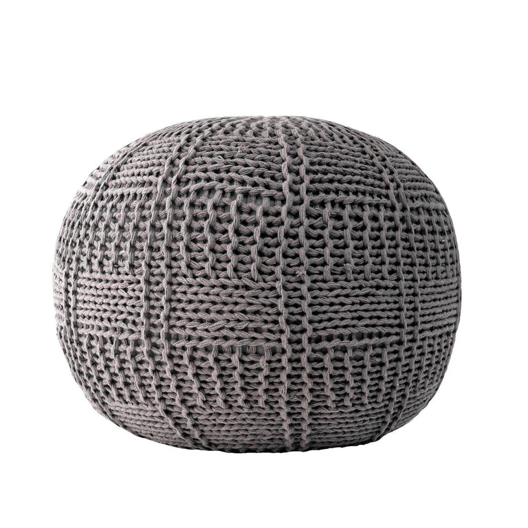 ERLING KNITTED POUF