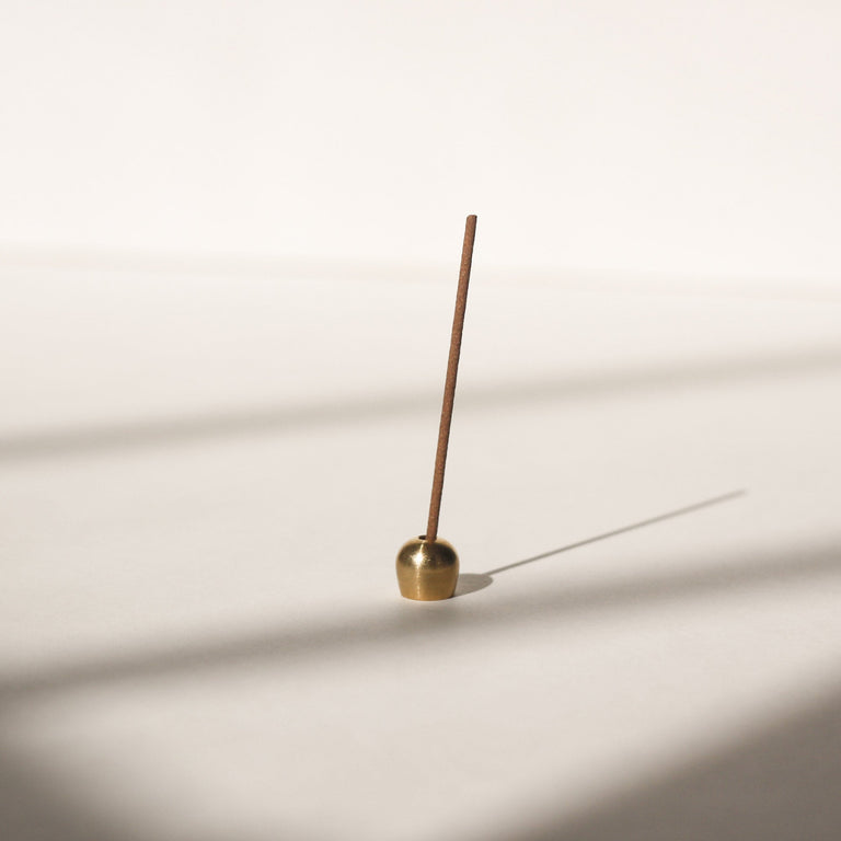 Ellipse Brass Incense Holder