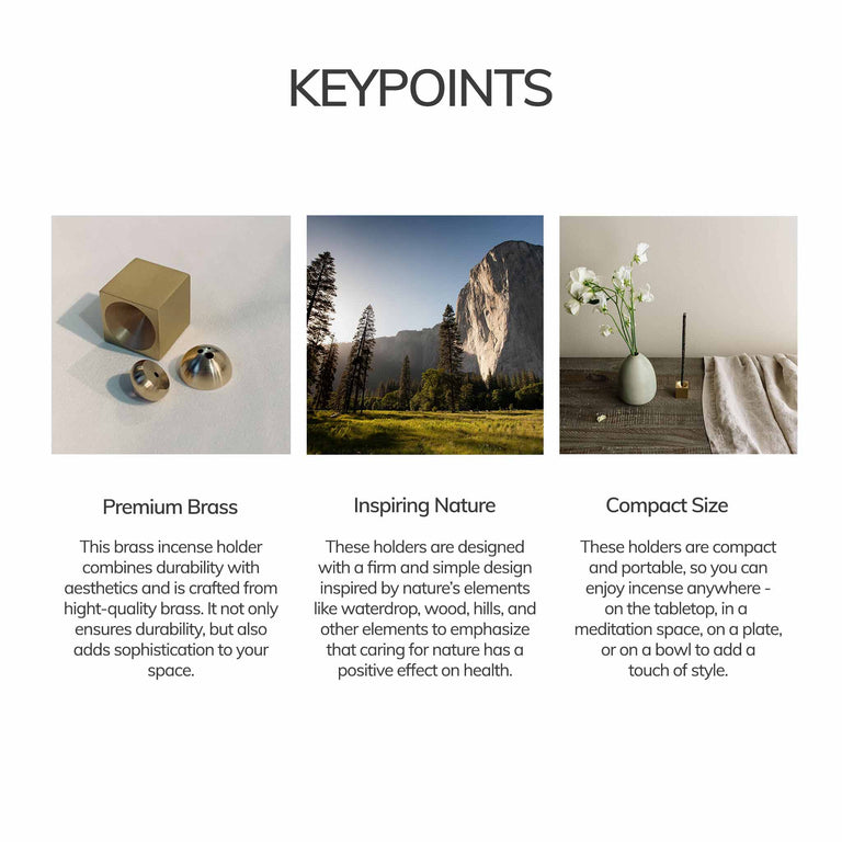 Sphere Brass Incense Holder