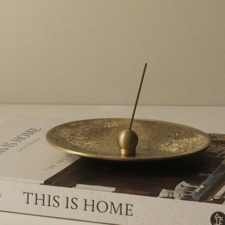 Sphere Brass Incense Holder