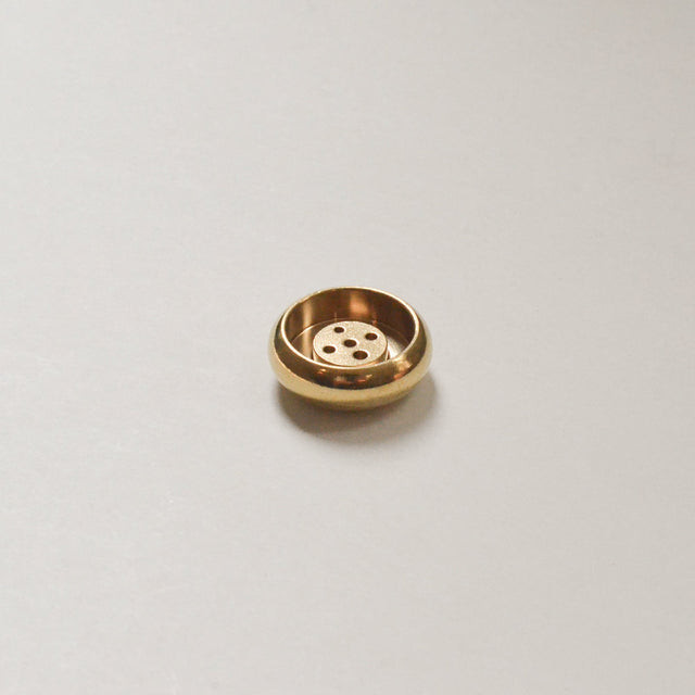 Bowl-shaped Brass Incense Holder