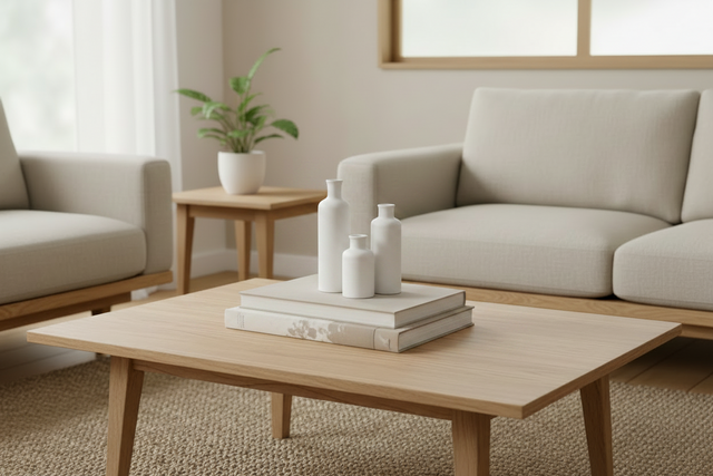WHITE CERAMIC VASES