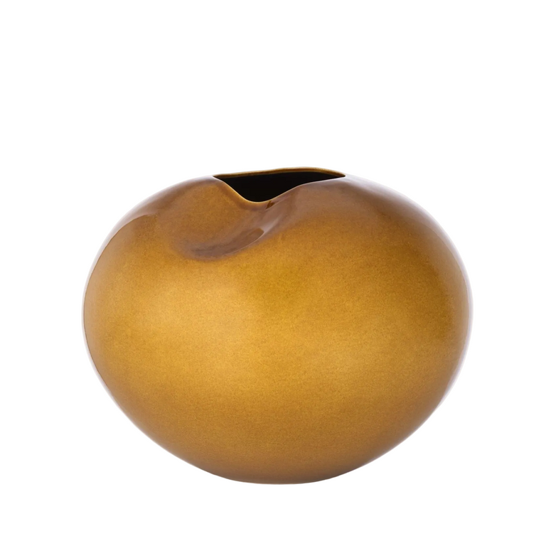 Milan Honey Sculptural Vase