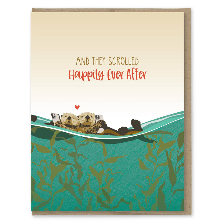 SCROLLED EVER AFTER WEDDING CARD | CARDS