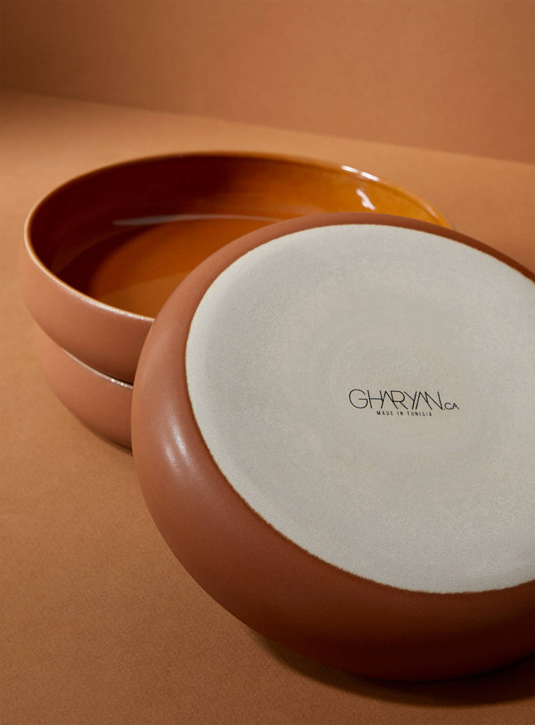 HANDMADE STONEWARE PASTA/SALAD PLATE | EDAN 7.9" | KITCHEN