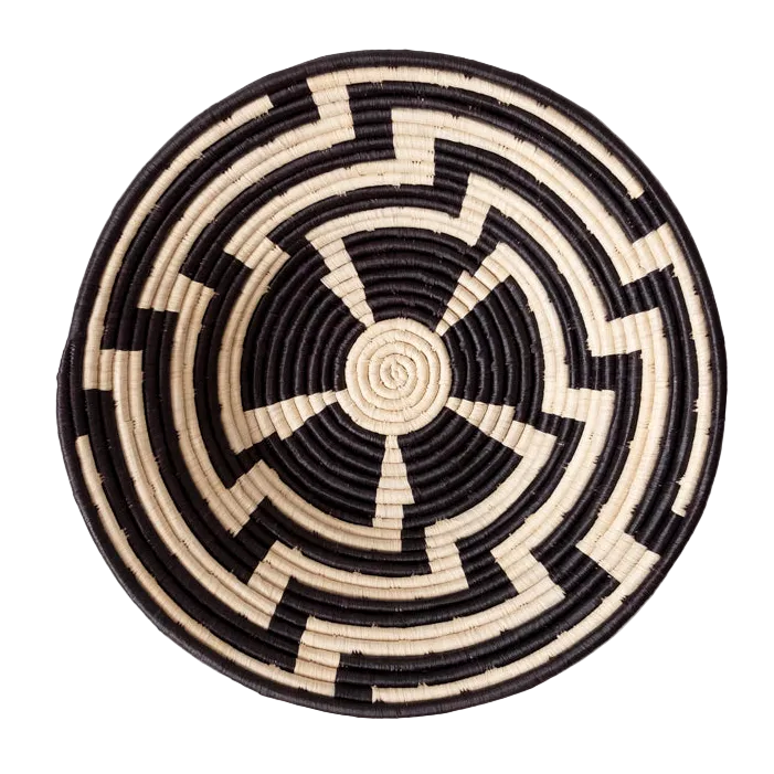 Large Tribal Shield Basket