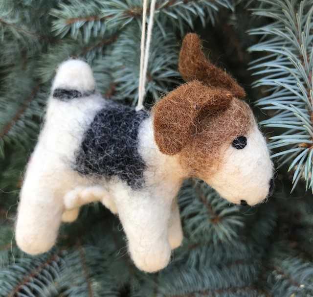 FELT DOG ORNAMENT | HOLIDAY