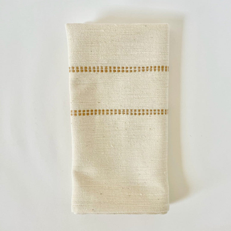 CHAMO HANDWOVEN ETHIOPIAN COTTON NAPKINS | SET OF 2 | ENTERTAINING