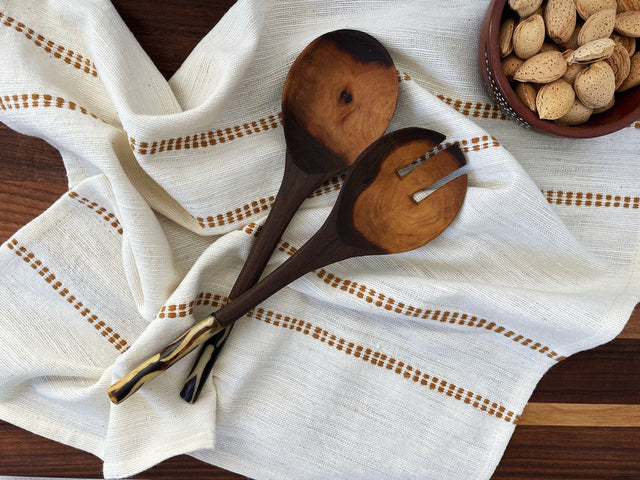 CHAMO HANDWOVEN ETHIOPIAN COTTON NAPKINS | SET OF 2 | ENTERTAINING