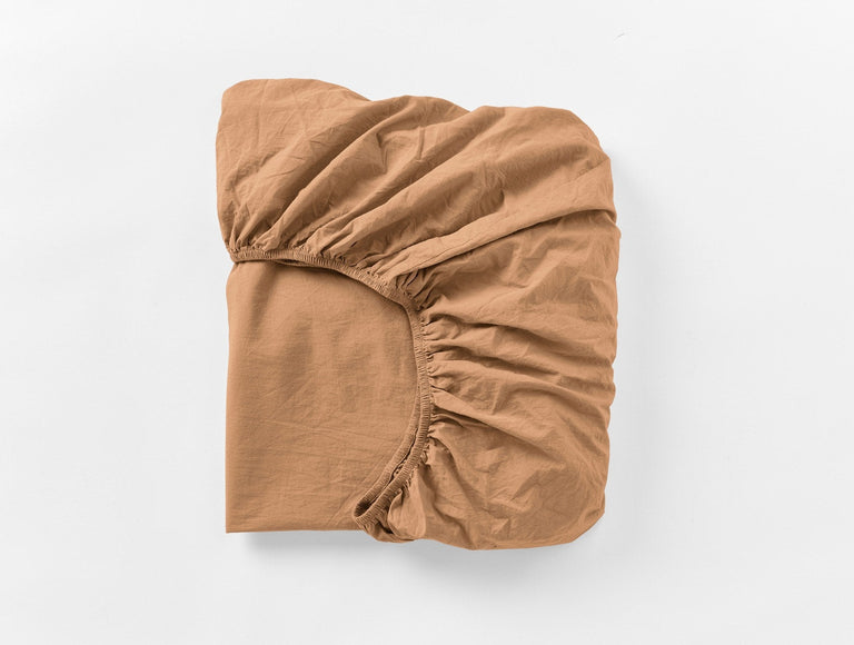 ORGANIC CRINKLED PERCALEâ„¢ FITTED SHEET | BEDDING