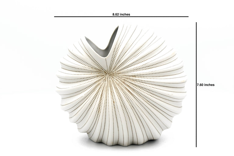 PORCELAIN PALM VASE  •  M