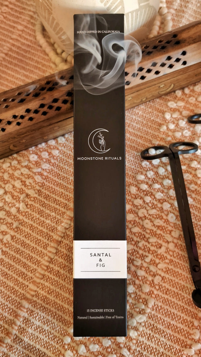 SANTAL & FIG INCENSE STICKS | SPIRITED HOME FRAGRANCE & CANDLES