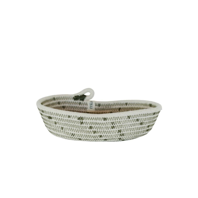 PETITE OVAL BASKET - SAFARI | ORGANIC SOUTH AFRICAN COTTON CRAFT